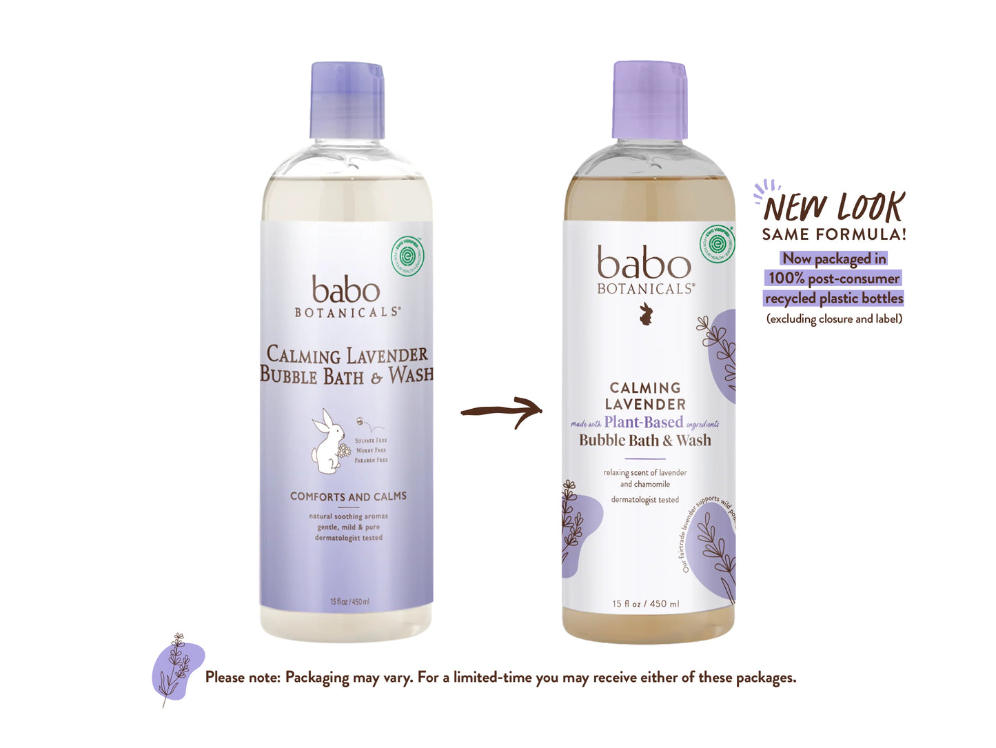Calming Lavender Bubble Bath & Wash | BABO BOTANICALS