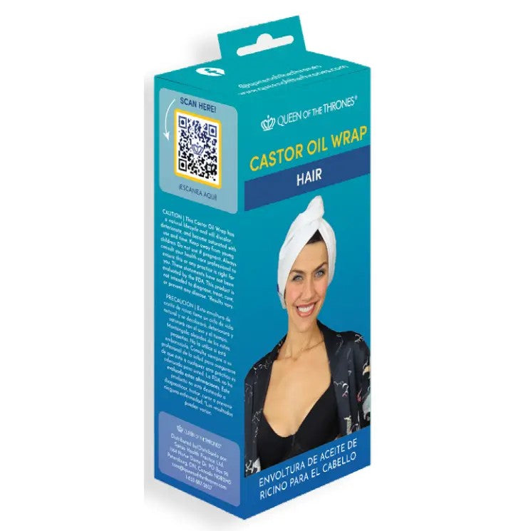 Organic Castor Oil Hair Wrap  |  QUEEN OF THE THRONES