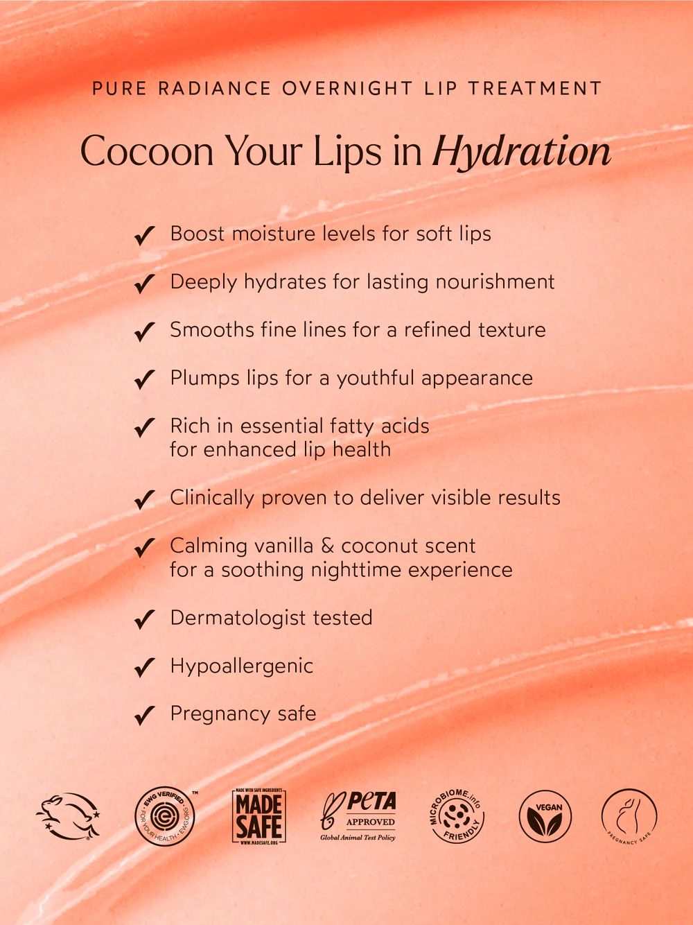 Pure Radiance Overnight Lip Treatment | TRUE BOTANICALS