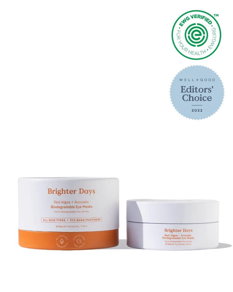 Brighter Days Algae/Avocado Biodegradable Eye Mask (30 sets) | THREE SHIPS BEAUTY