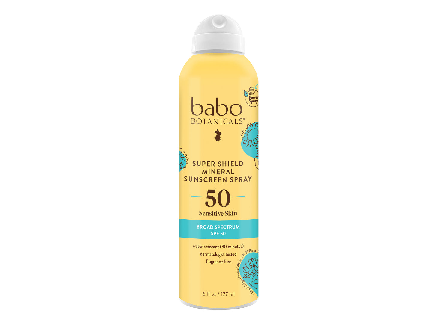 Super Shield Mineral Sunscreen Spray SPF 50 | BABO BOTANICALS