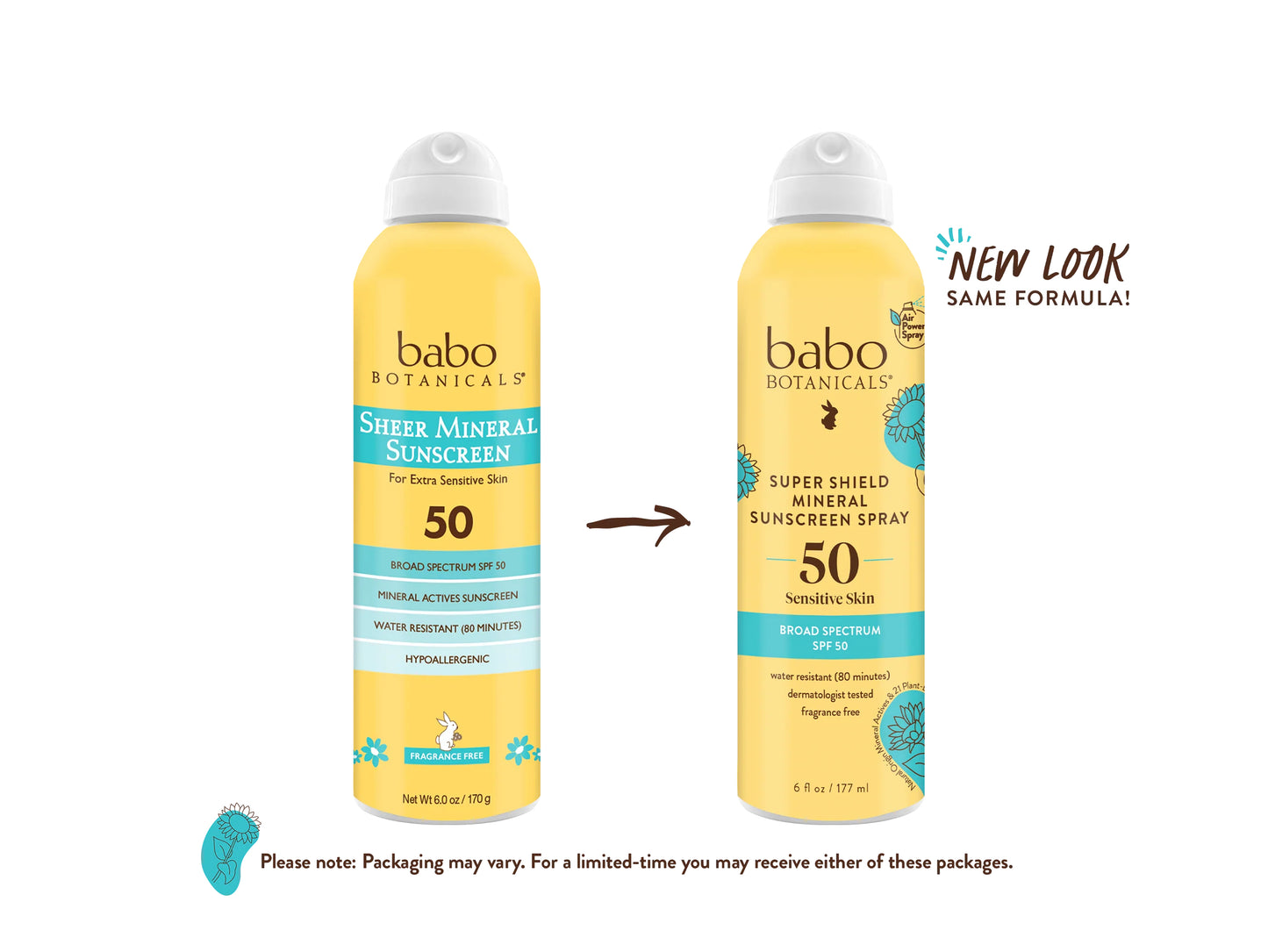 Super Shield Mineral Sunscreen Spray SPF 50 | BABO BOTANICALS