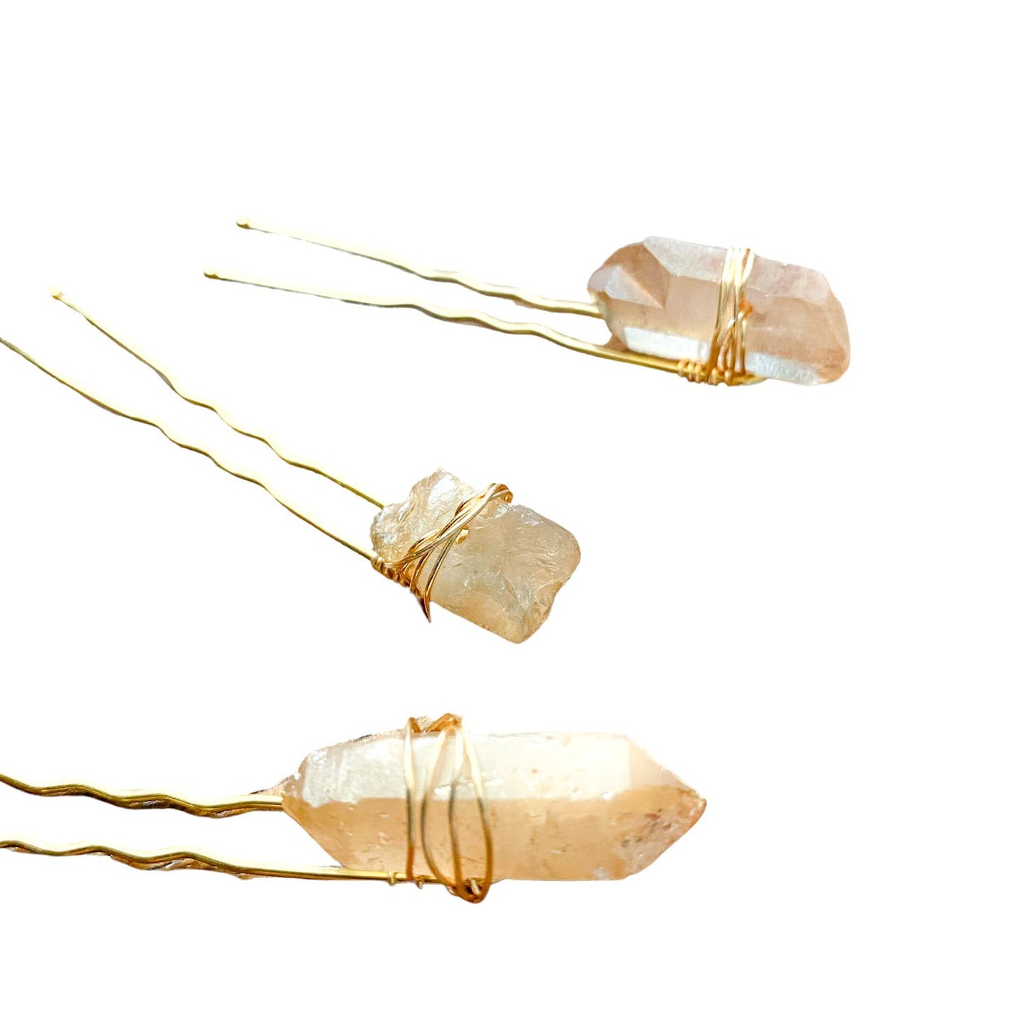 SPARKLING LILAC | Quartz Hair Pin Set