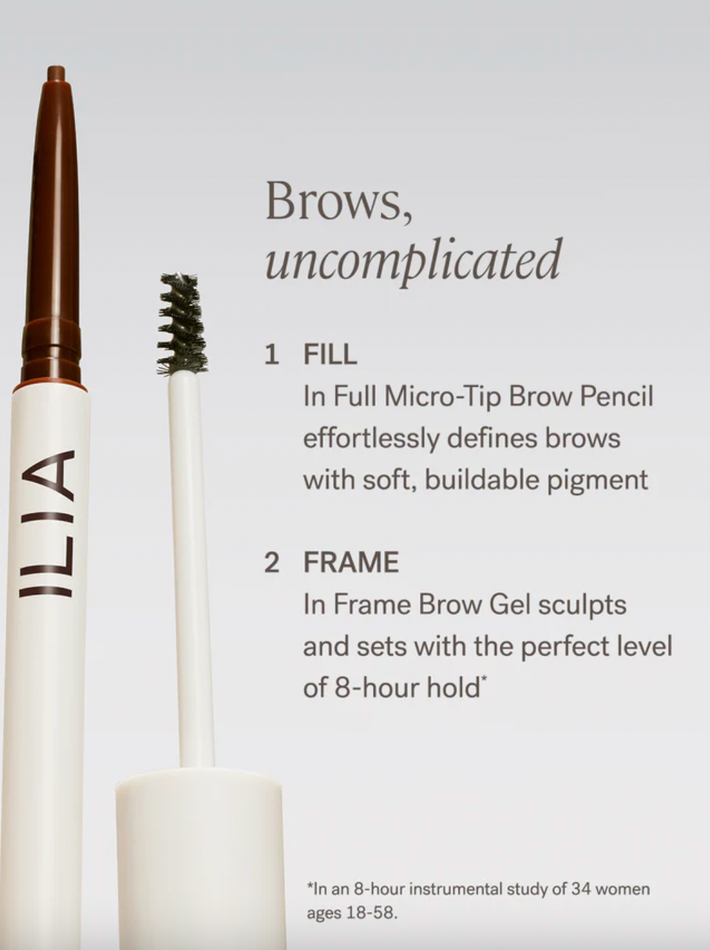 In Full Micro-Tip Brow Pencil | ILIA BEAUTY