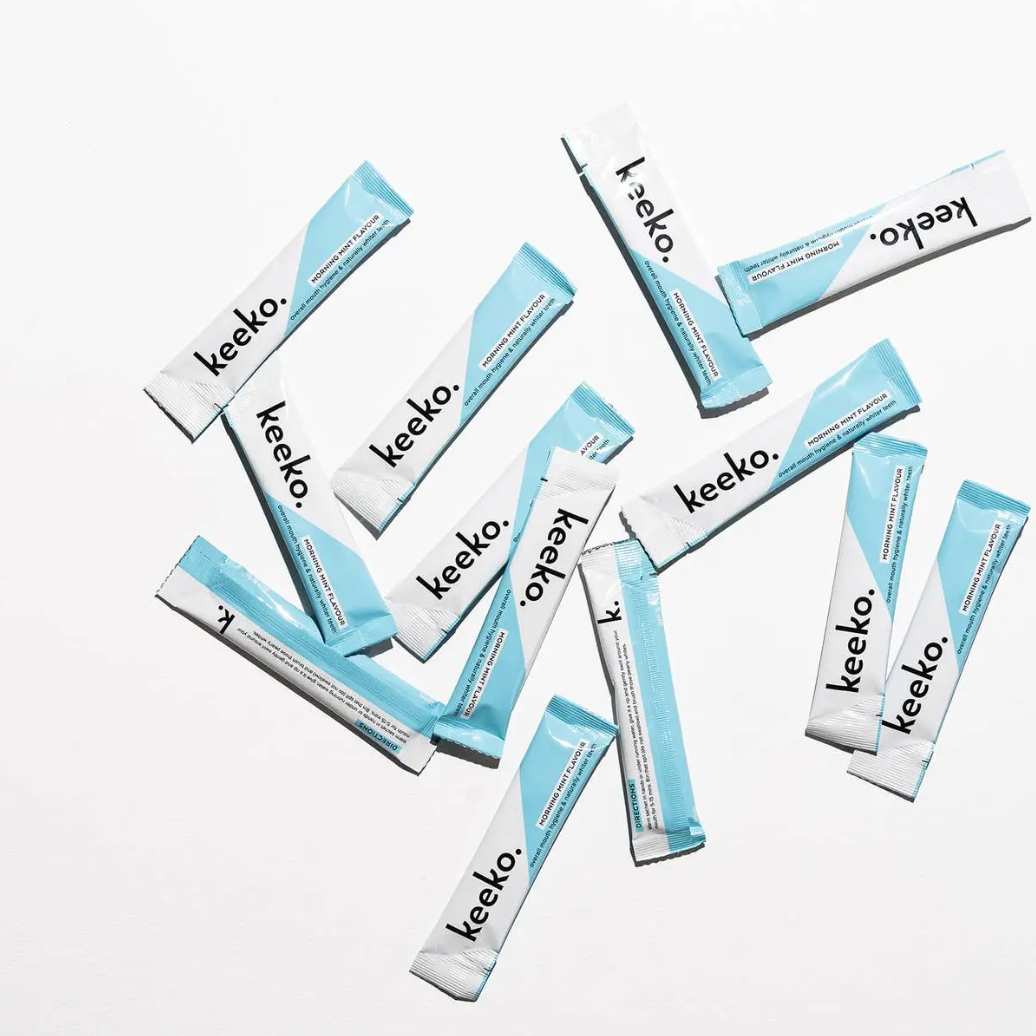 Morning Mint Oil Pulling Sachets | KEEKO