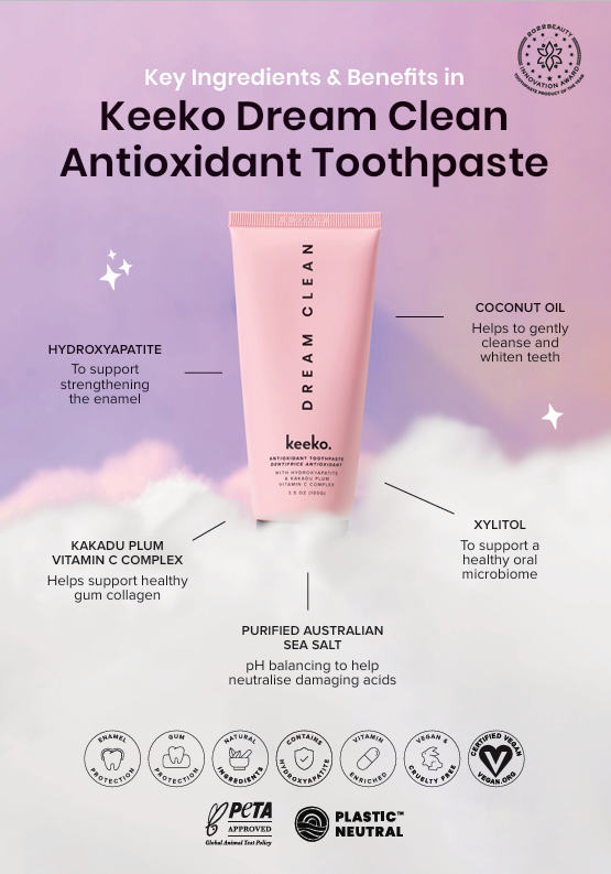 Dream Clean Antioxidant Toothpaste | KEEKO