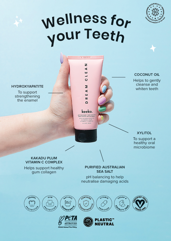 Dream Clean Antioxidant Toothpaste | KEEKO