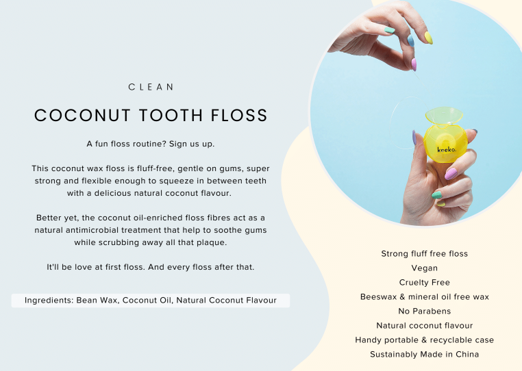 Coconut Tooth Floss | KEEKO