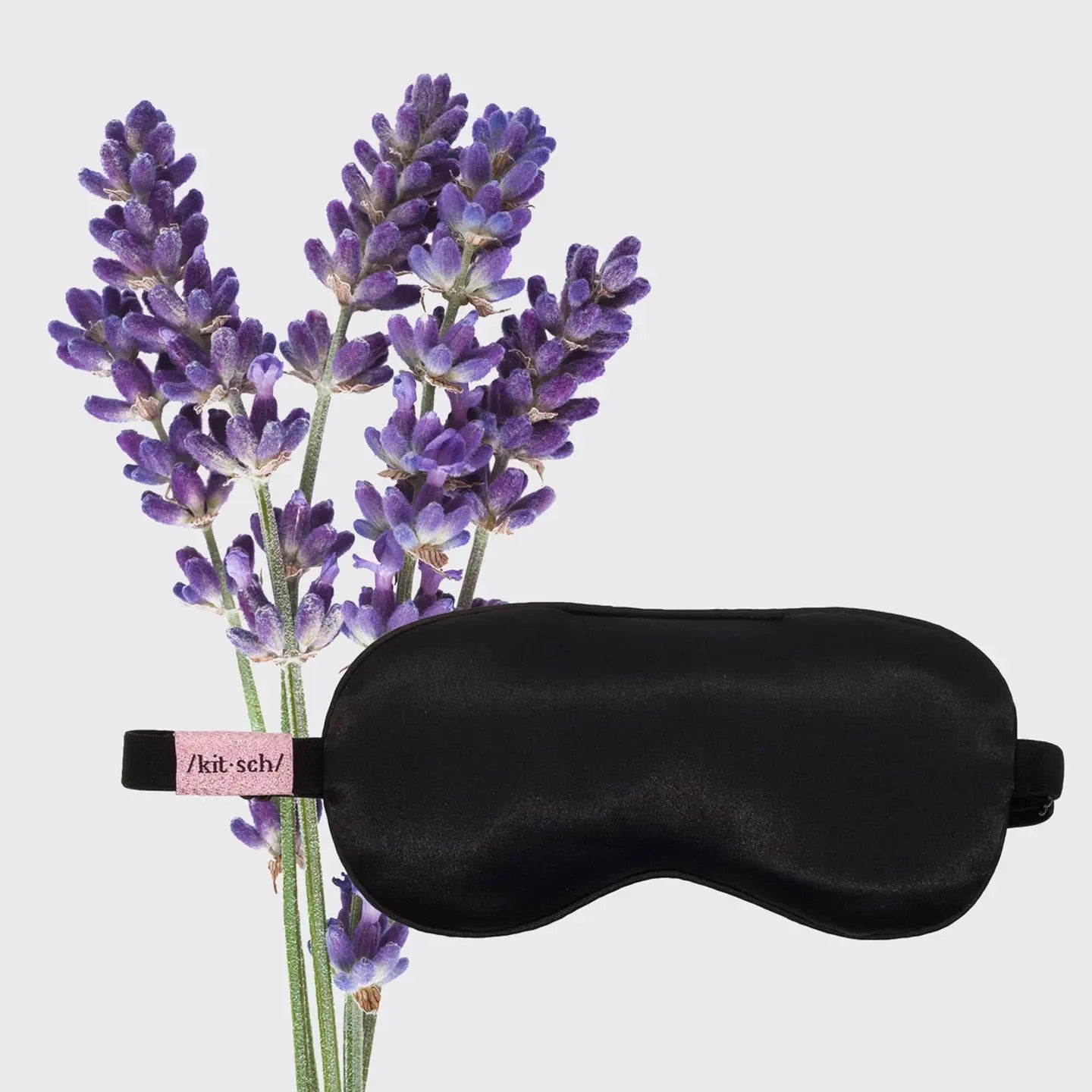 The Lavender Weighted Satin Eye Mask | KITSCH