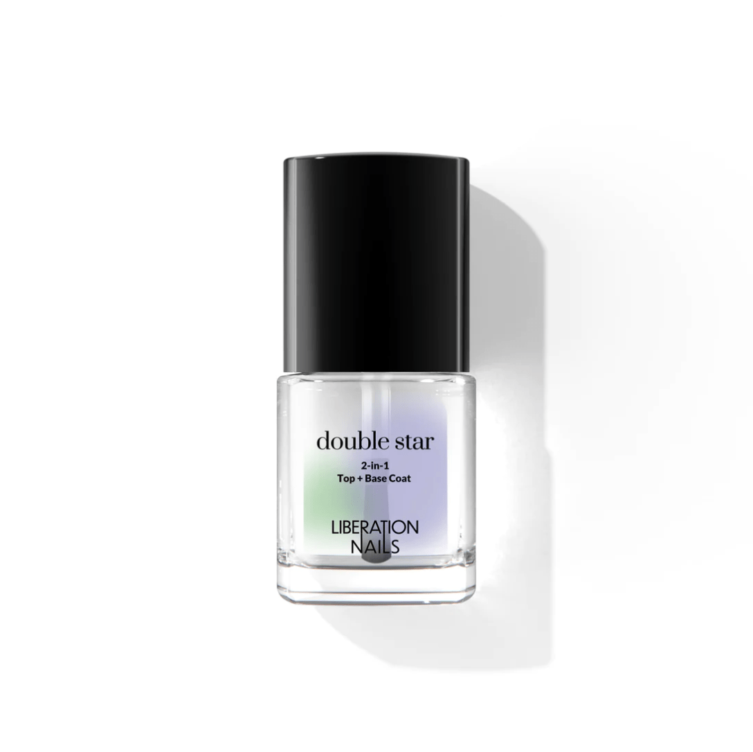 Double Star 2-in-1 Top & Base Coat | LIBERATION NAILS