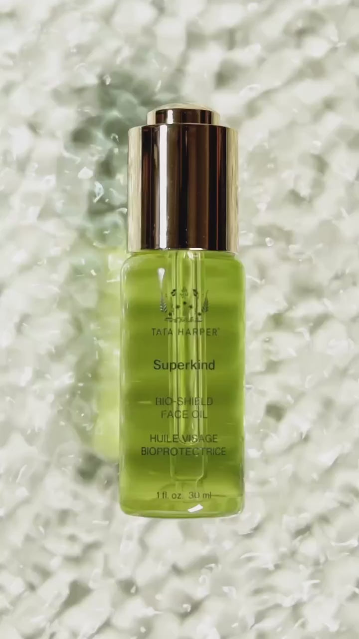 Load and play video in Gallery viewer, Superkind Bio-Shield Face Oil | TATA HARPER