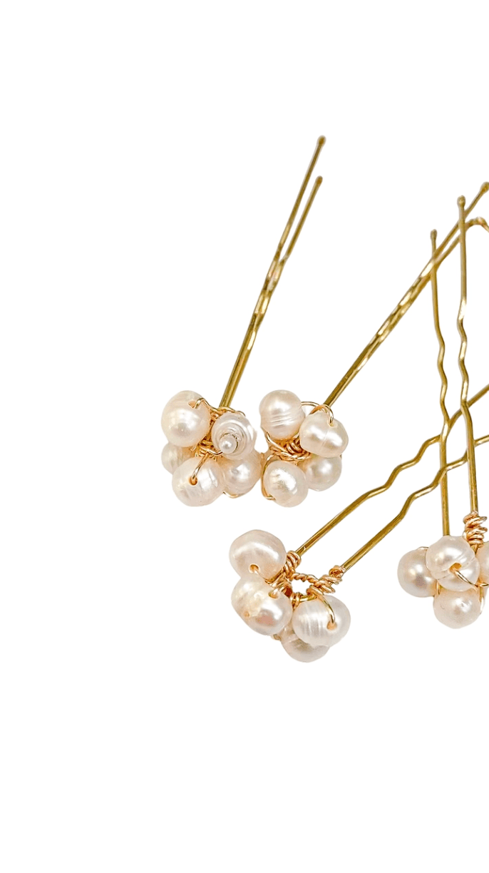 SPARKLING LILAC | Pearl Hair Pin Set
