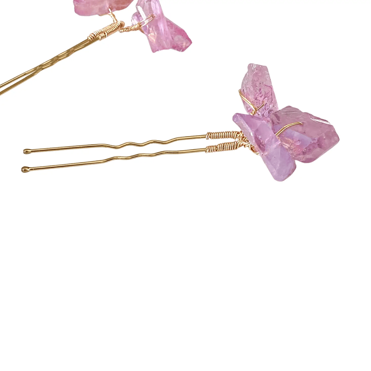 SPARKLING LILAC | Pink Trio Quartz Pin Set