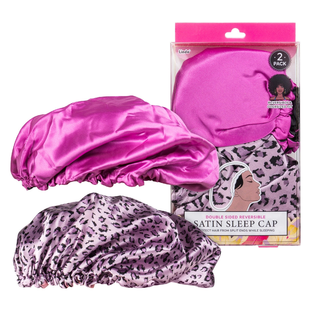 LINDO | Reversible Satin Sleep Cap