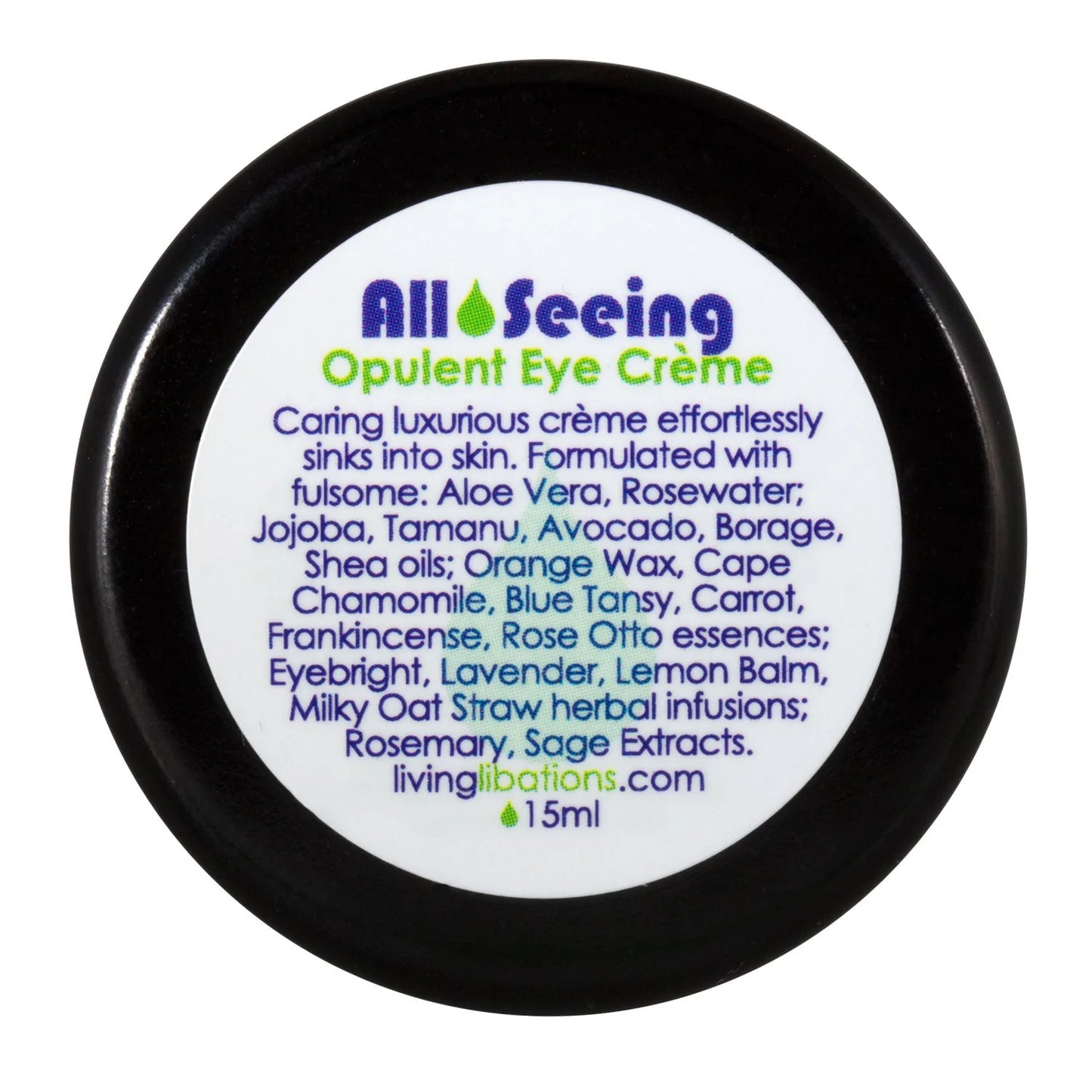 All Seeing Opulent Eye Crème | LIVING LIBATIONS