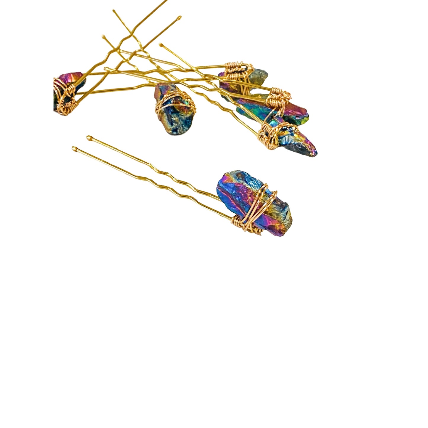 SPARKLING LILAC | Quartz Hair Pin Set