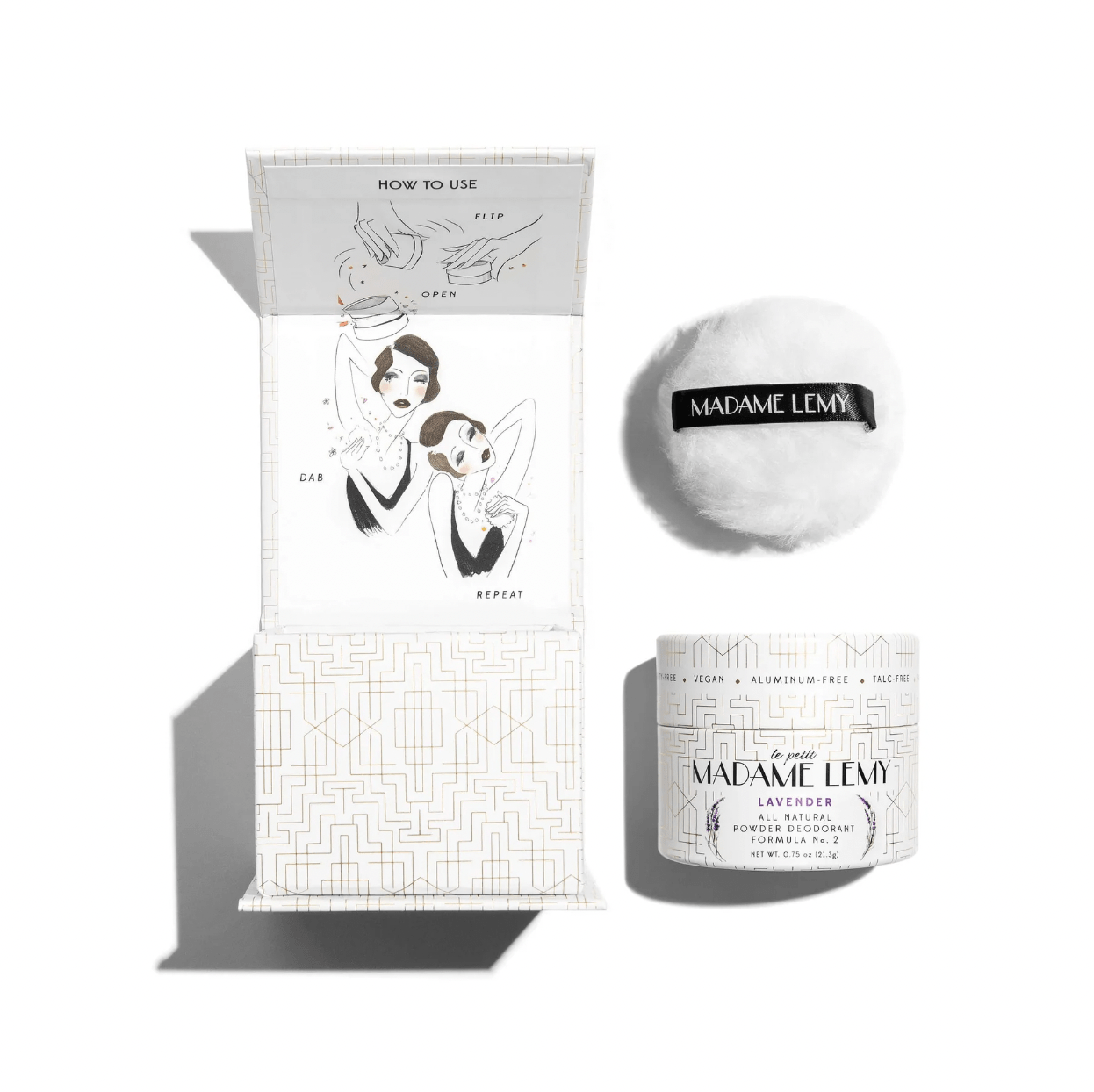 MADAME LEMY | Le Petit Deodorant, Body Powder & Dry Shampoo - Lavender