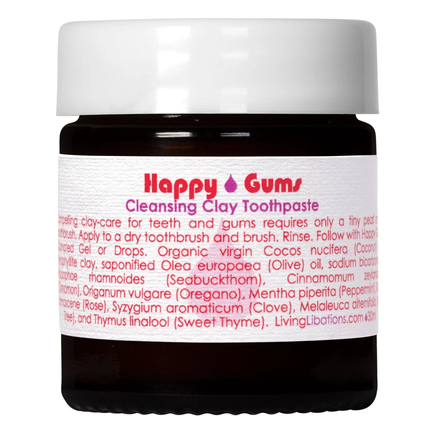 Happy Gums Cleansing Clay Toothpaste | LIVING LIBATIONS