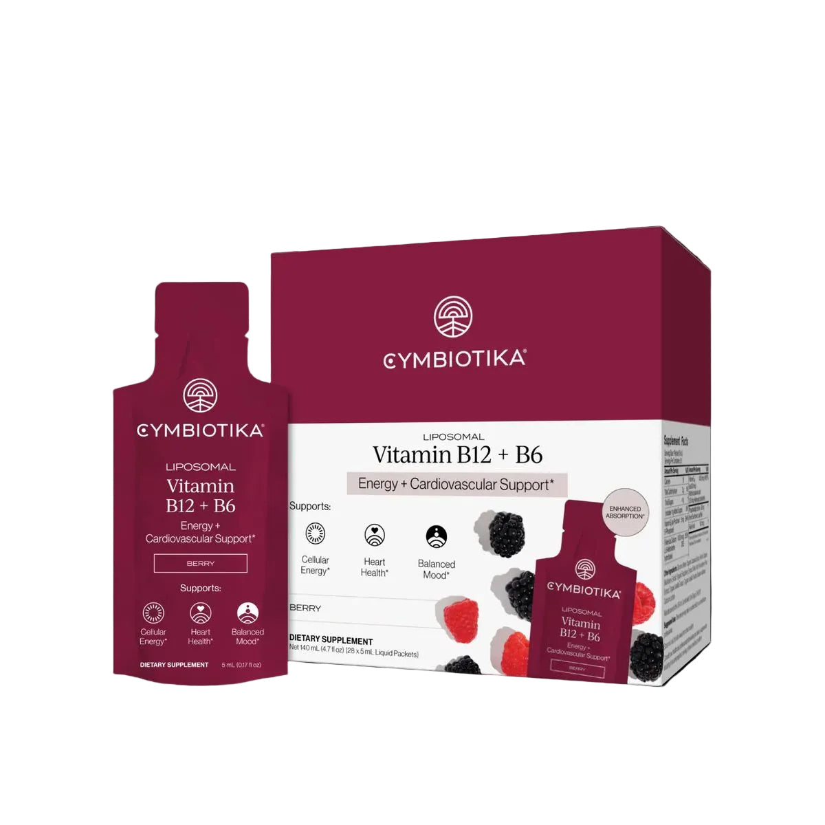 Liposomal Vitamin B12 + B6 | CYMBIOTIKA