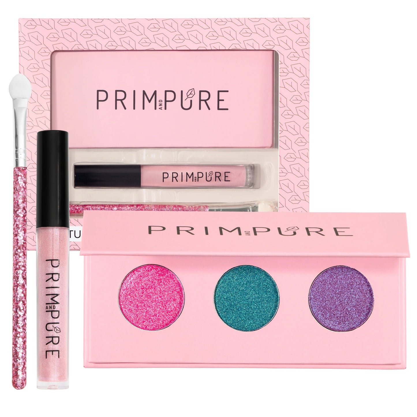 Pressed Mineral Eyeshadow Palette Gift Set | PRIM AND PURE