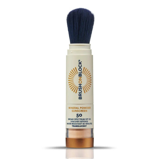 SPF50 Translucent Mineral Powder Sunscreen | BRUSH ON BLOCK