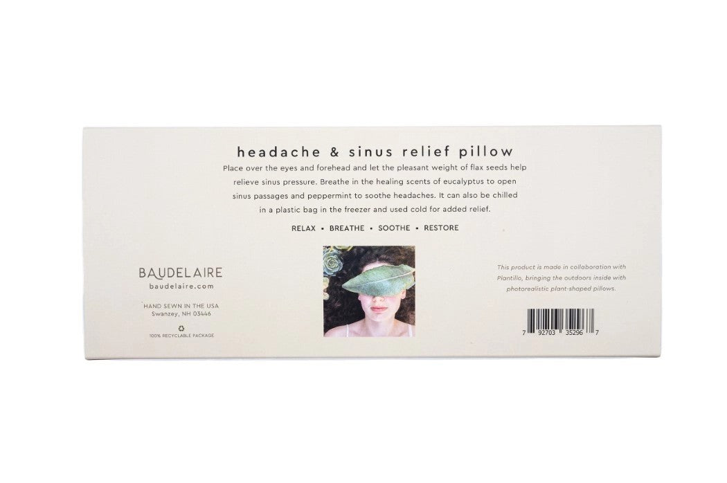 Eucalyptus Sinus Relief Pillow | BAUDELAIRE