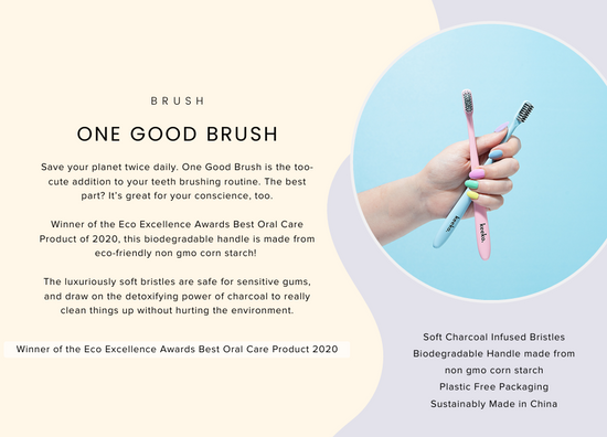 One Good Brush - Biodegradable Toothbrush | KEEKO