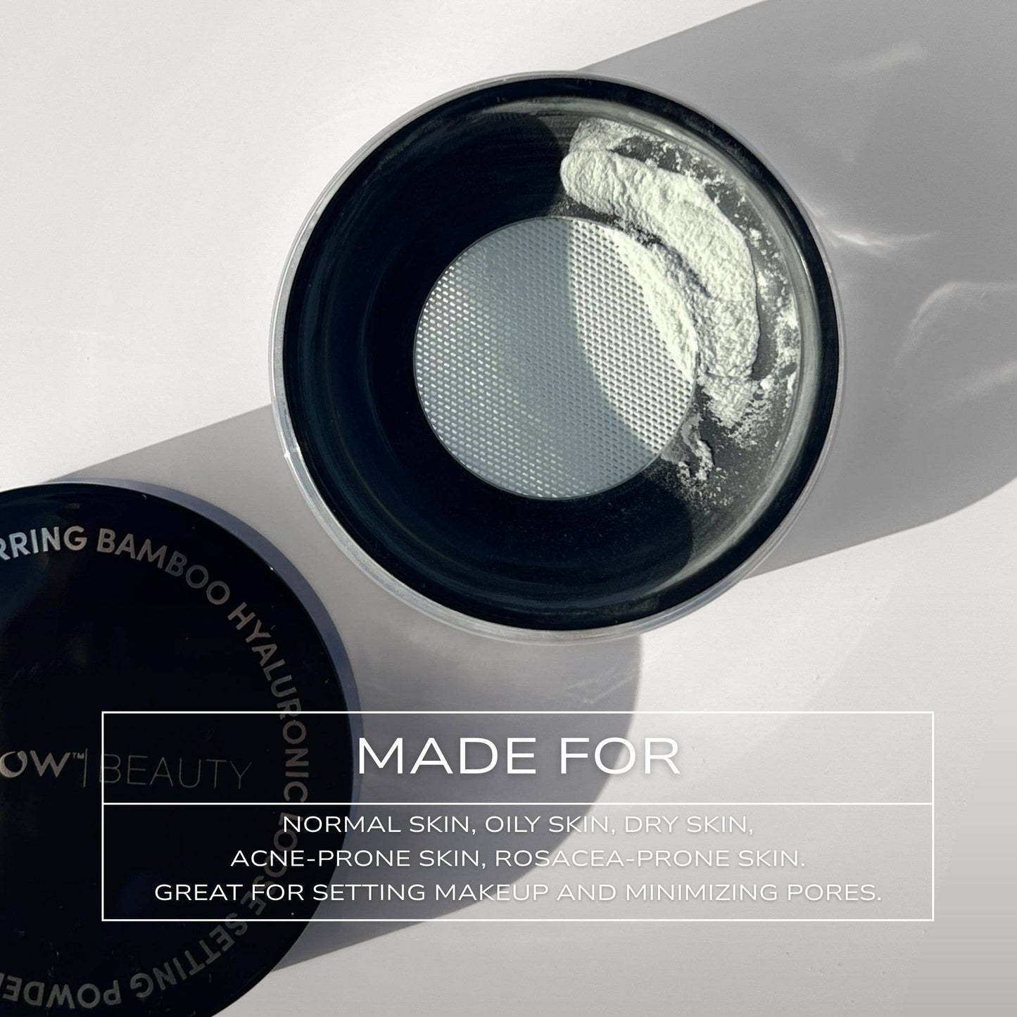 Green Bamboo Hyaluronic Loose Setting Powder | FITGLOW