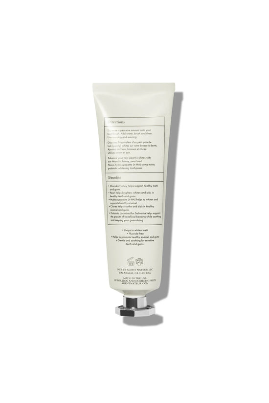 Holi (Pearly) Whites Probiotic Whitening Toothpaste | AGENT NATEUR