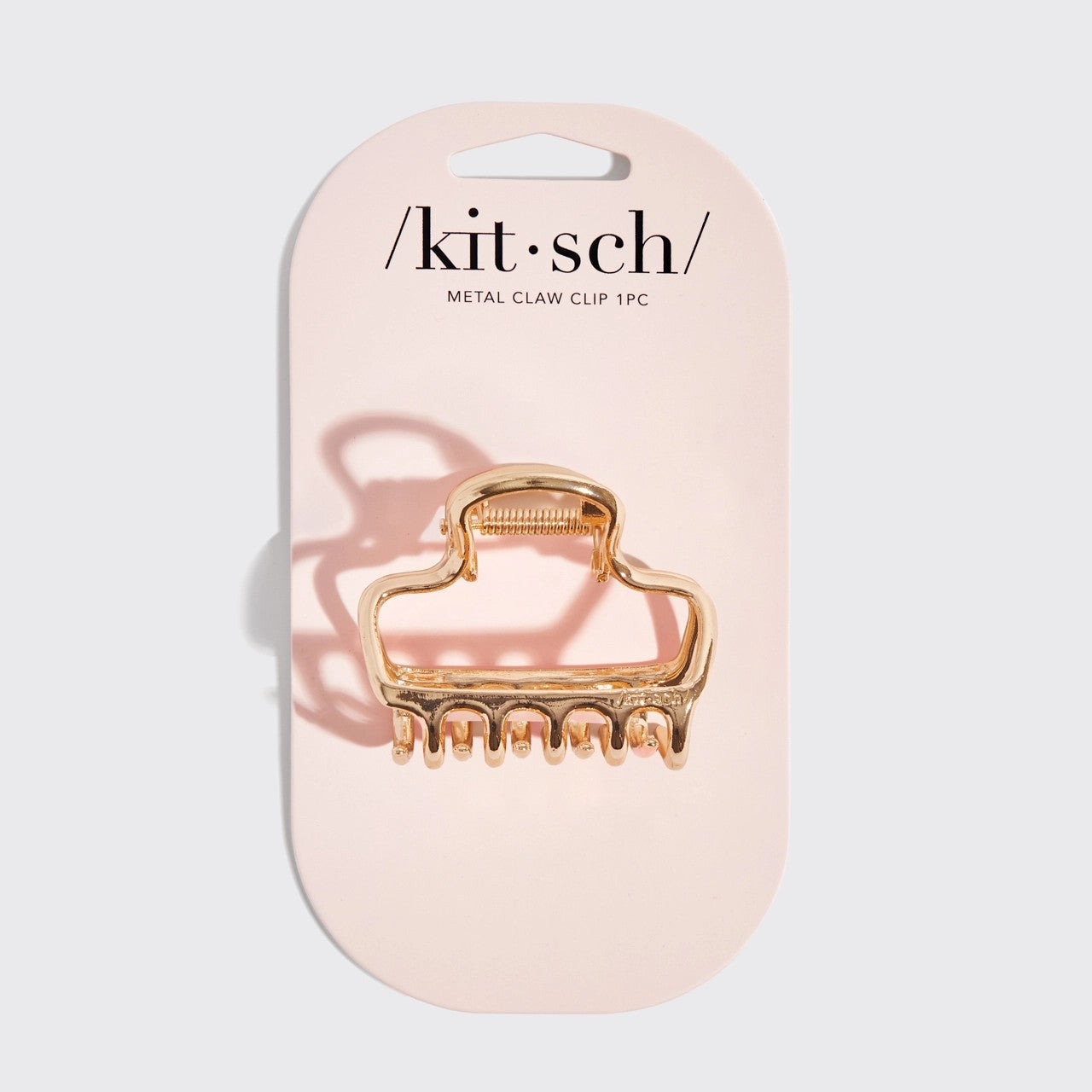 Metal Medium Open Shape Puffy Claw Clip | KITSCH