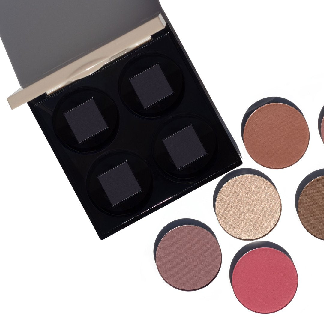 Refillable Quad Compact Palette |  FITGLOW BEAUTY